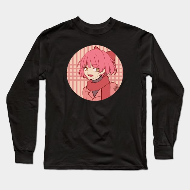 Sailorfuku Girl - Scarf Long Sleeve T-Shirt by Miitee